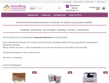 Tablet Screenshot of gesunde-schoene-haut.com